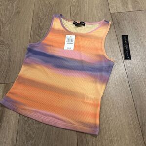 Almost Famous Juniors Opaque Tie Dye  Tank Top Size‎ Medium NEW
